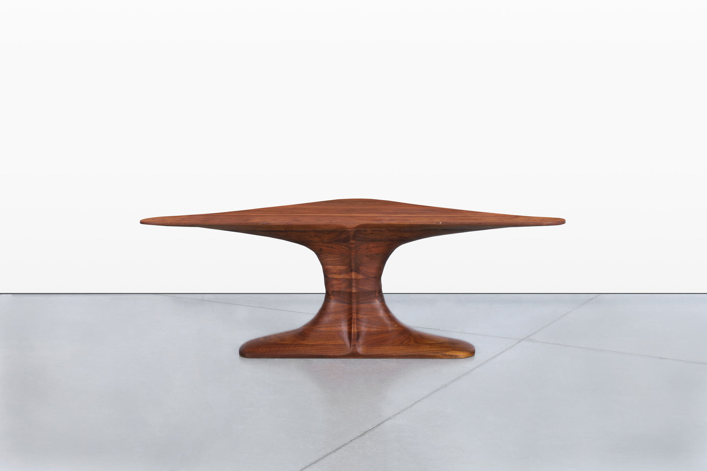 20th Century American Studio Craft Walnut Coffee Table