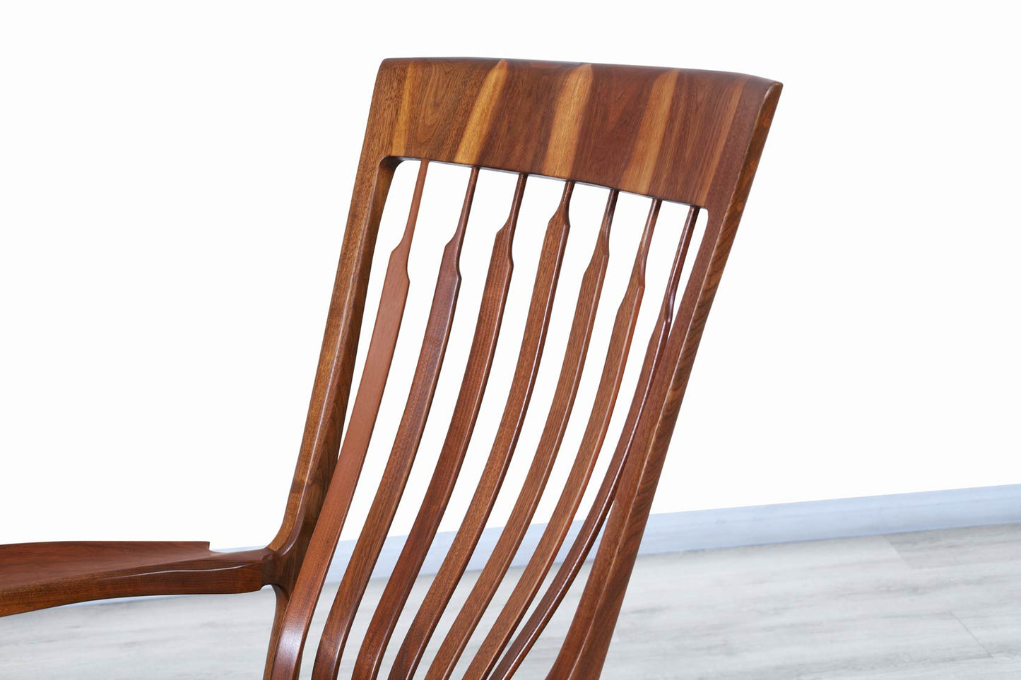 American Studio Craft Walnut Rocking Chair