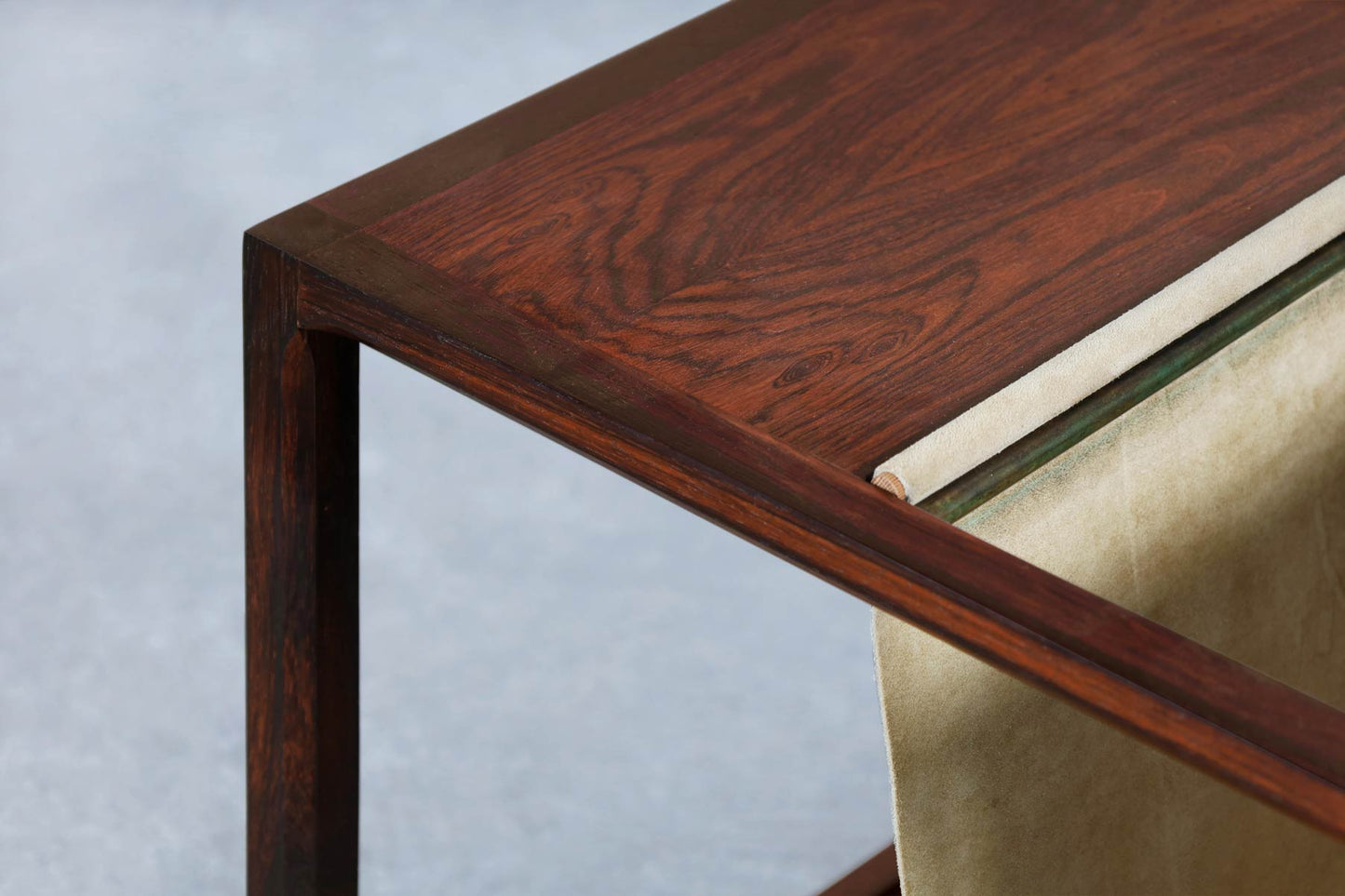 Danish Brazilian Rosewood Magazine Rack by Kai Kristiansen