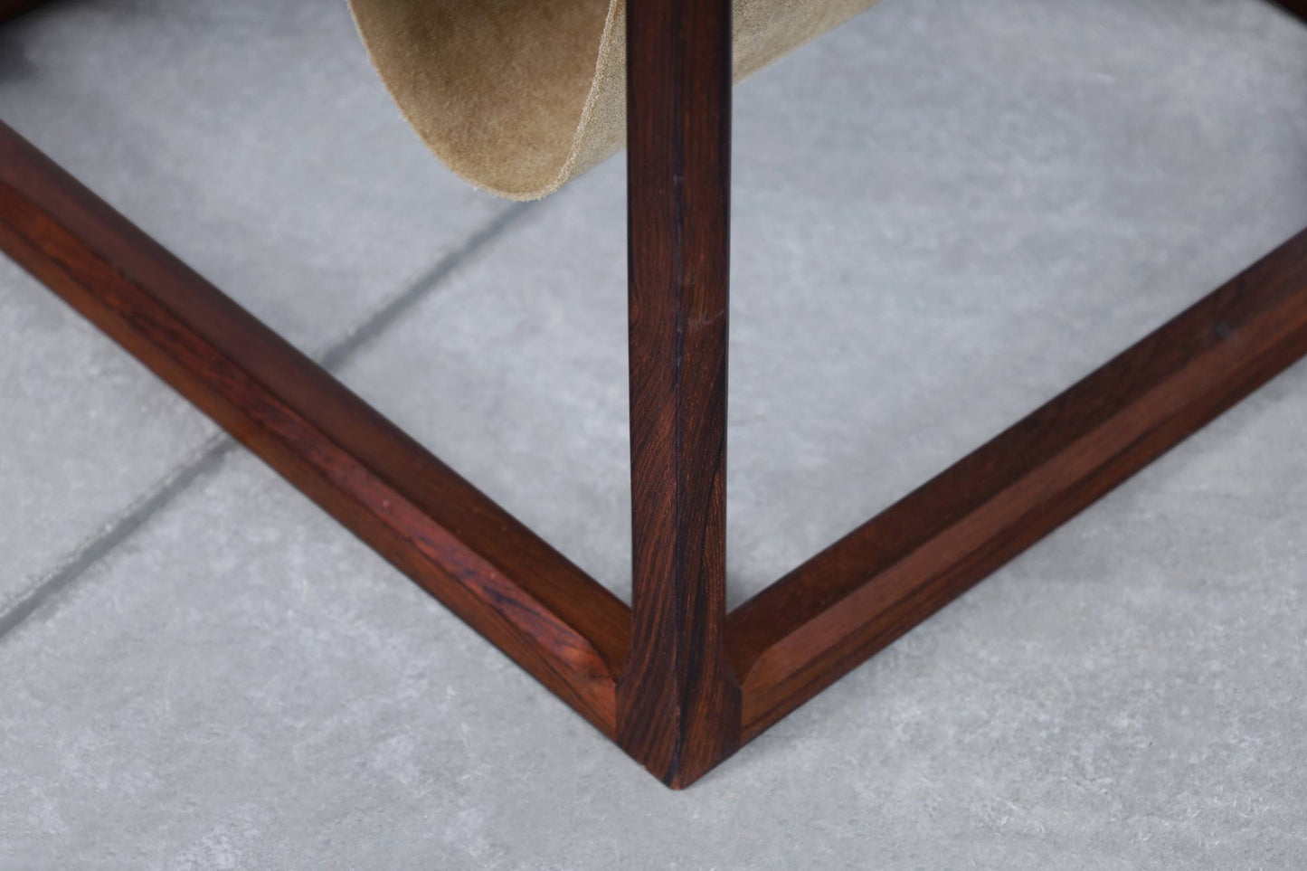 Danish Brazilian Rosewood Magazine Rack by Kai Kristiansen