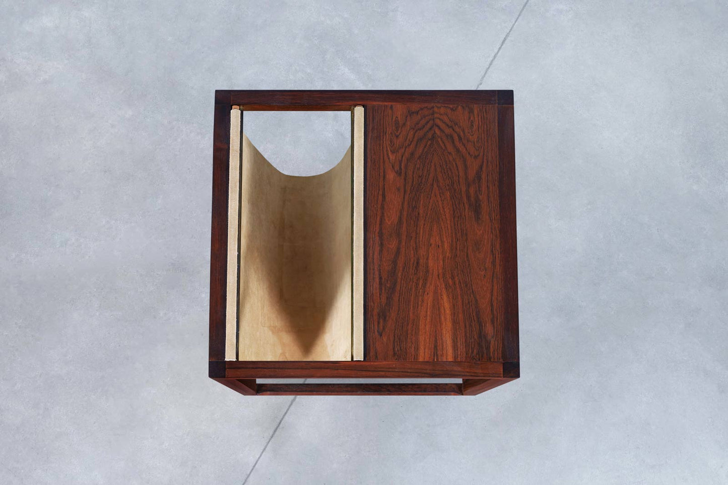 Danish Brazilian Rosewood Magazine Rack by Kai Kristiansen