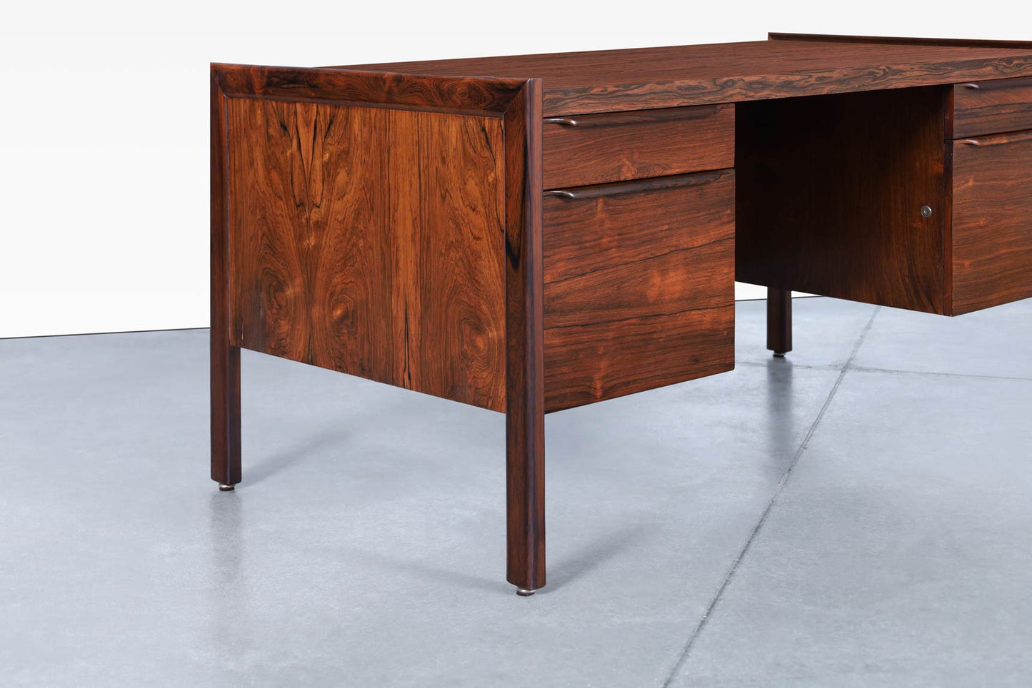 Danish Modern Executive Rosewood Desk