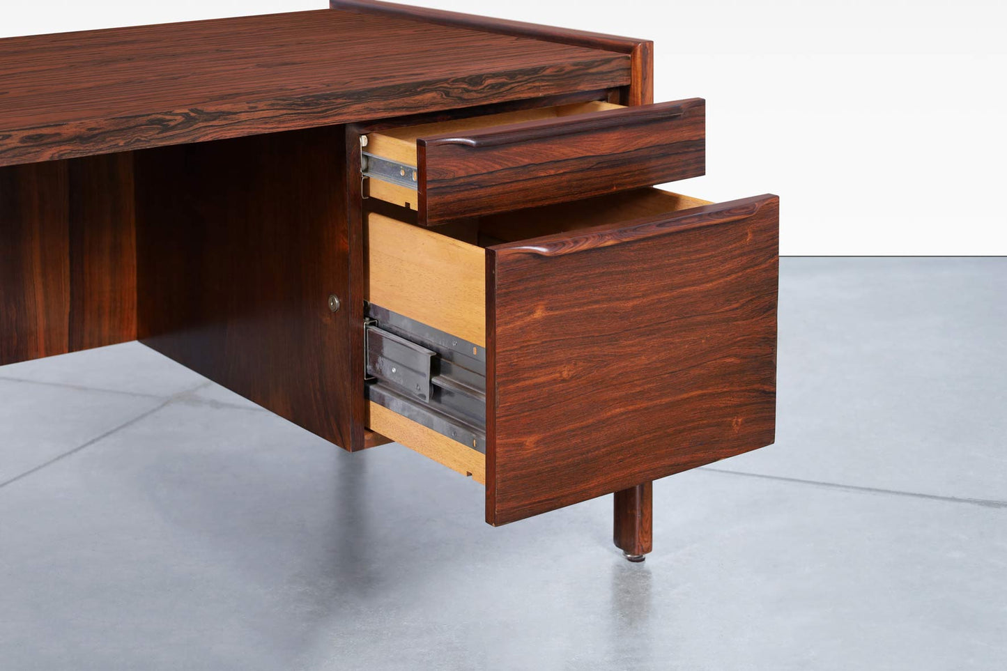 Danish Modern Executive Rosewood Desk