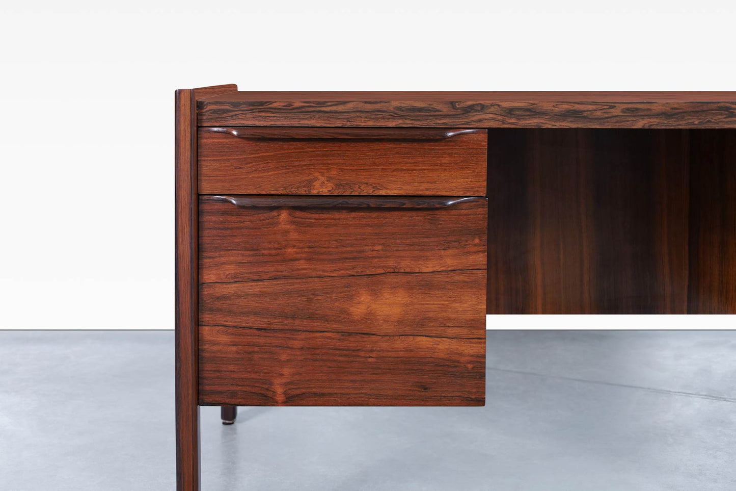 Danish Modern Executive Rosewood Desk