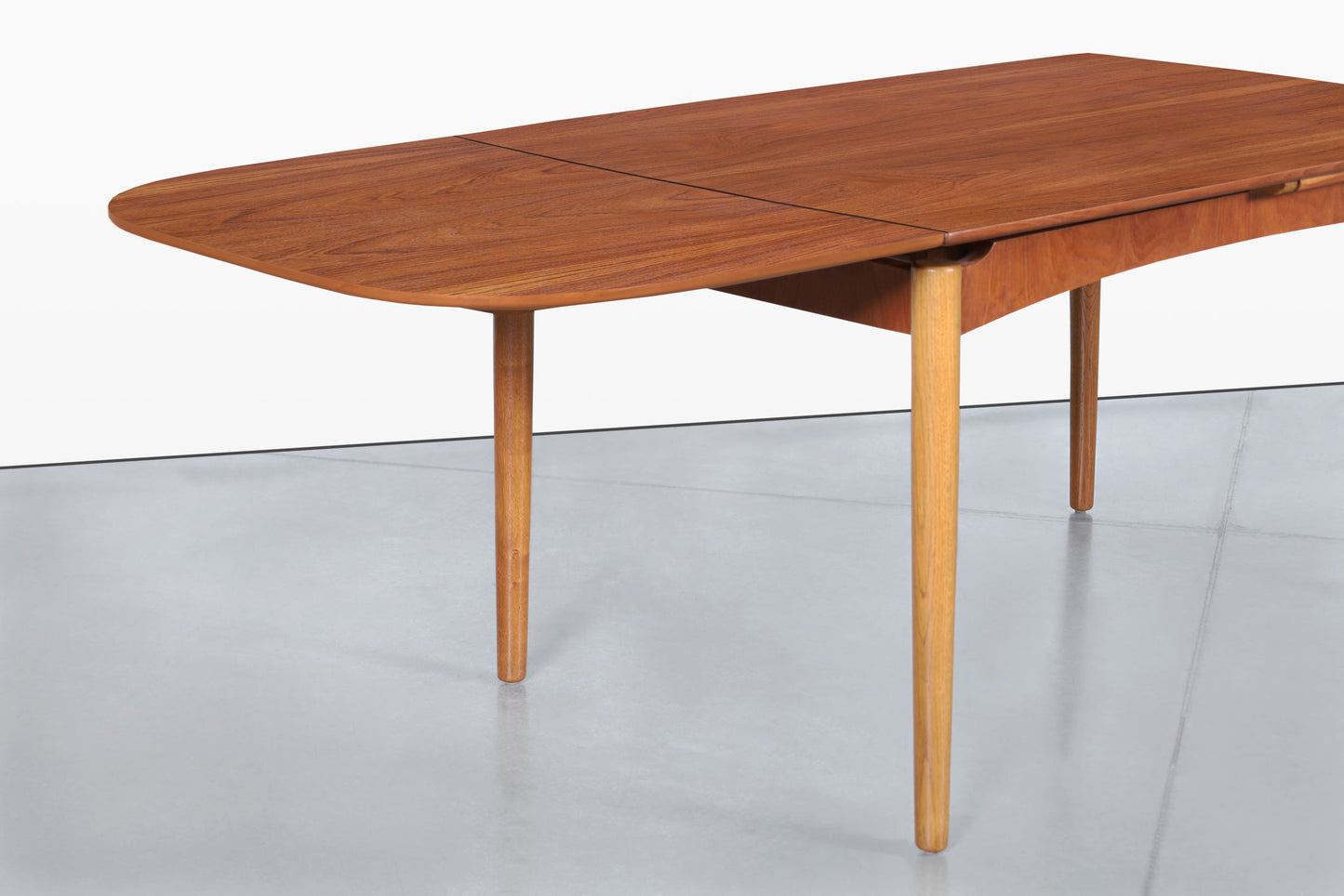 Danish Modern Expanding Teak Dining Table