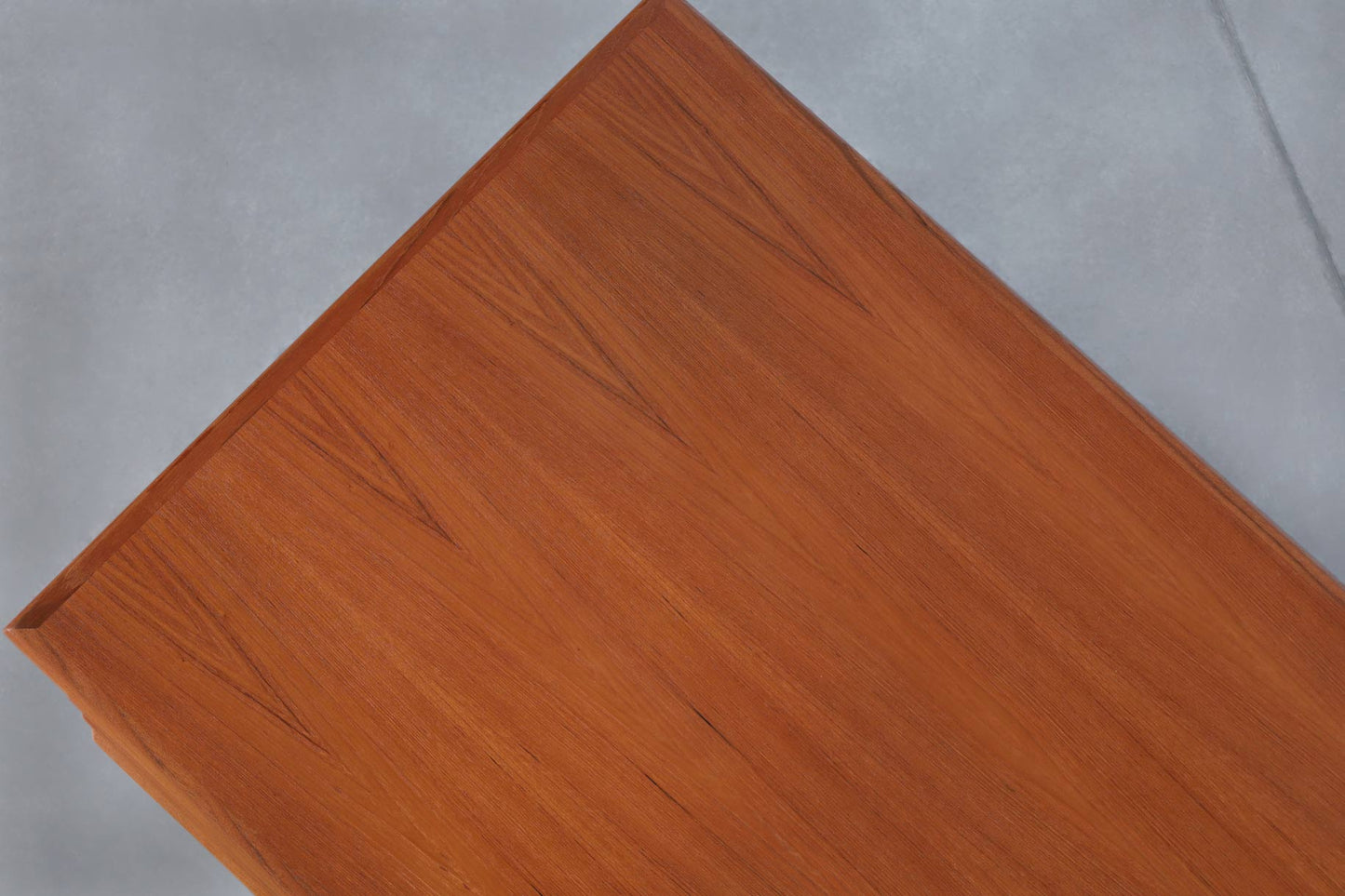 Danish Modern Floating Top Teak Executive Desk by G.V. Mobler
