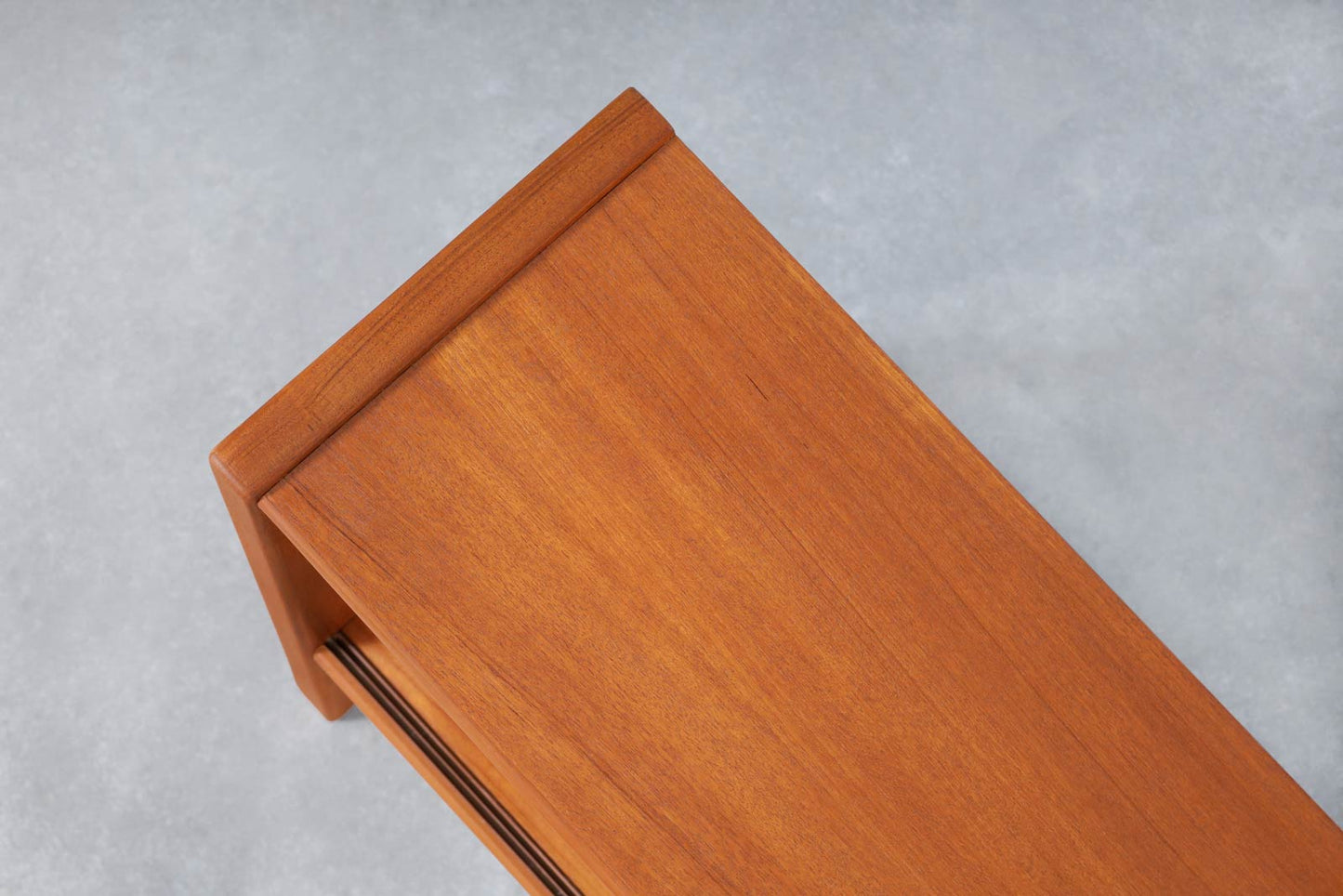 Danish Low-Profile Credenza or Bookcase with Glass Doors by Skovby Møbelfabrik