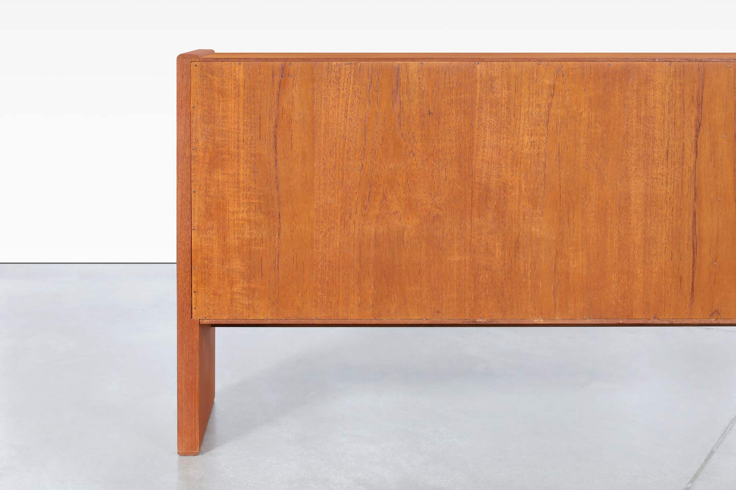 Danish Low-Profile Credenza or Bookcase with Glass Doors by Skovby Møbelfabrik