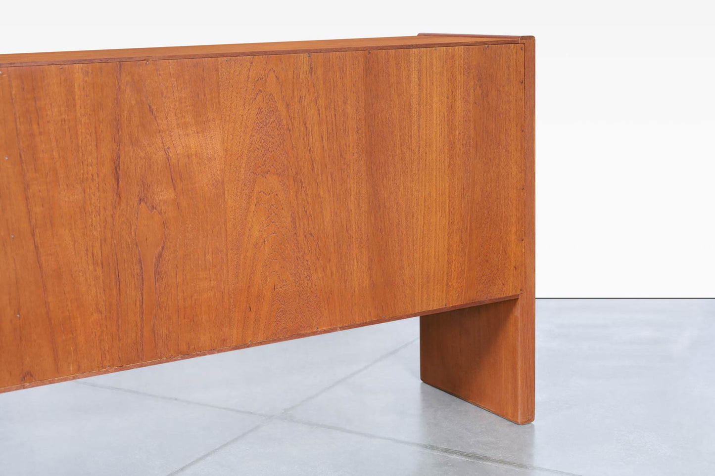 Danish Low-Profile Credenza or Bookcase with Glass Doors by Skovby Møbelfabrik