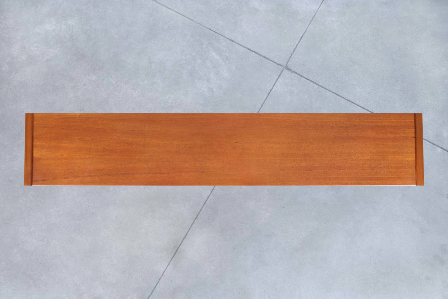 Danish Low-Profile Credenza or Bookcase with Glass Doors by Skovby Møbelfabrik