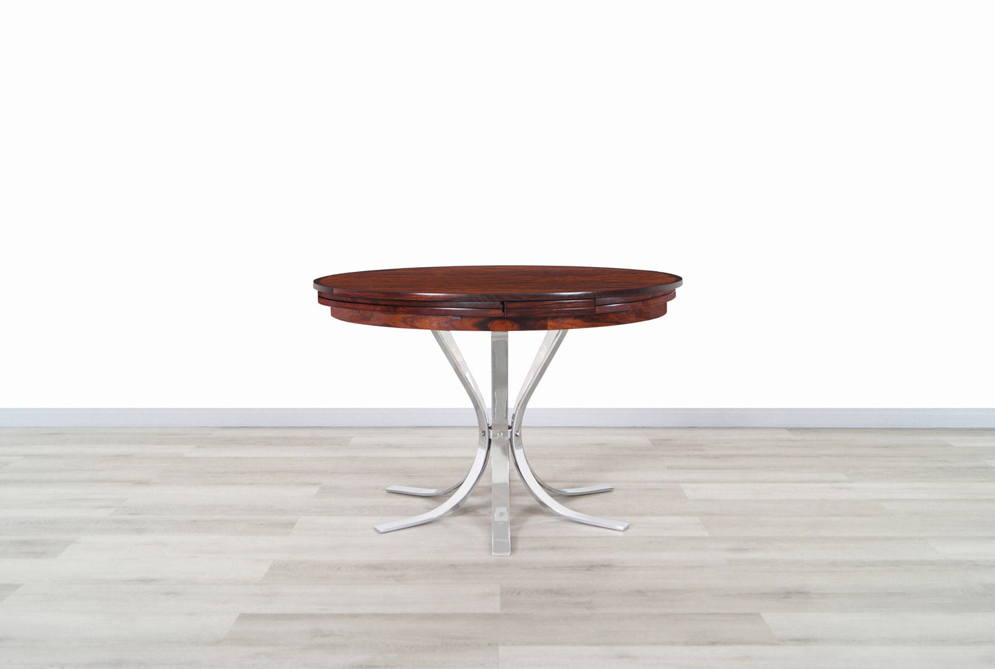 Danish Modern Rosewood Expanding Dining Table by Dyrlund