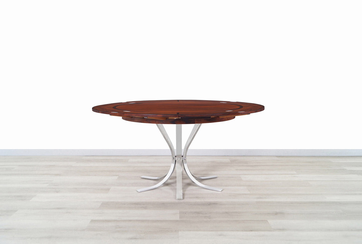 Danish Modern Rosewood Expanding Dining Table by Dyrlund