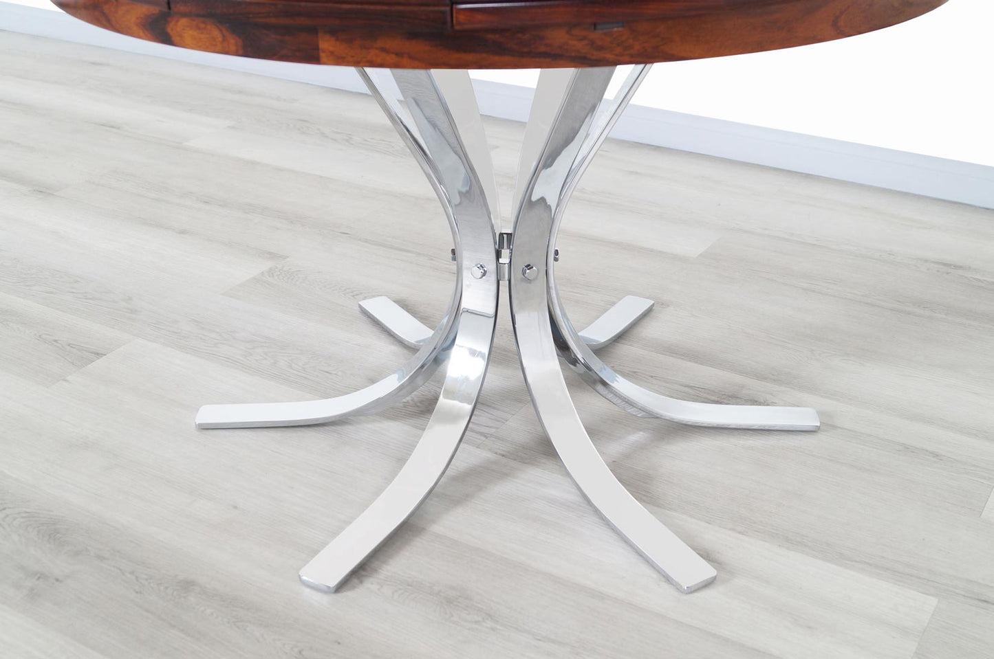 Danish Modern Rosewood Expanding Dining Table by Dyrlund