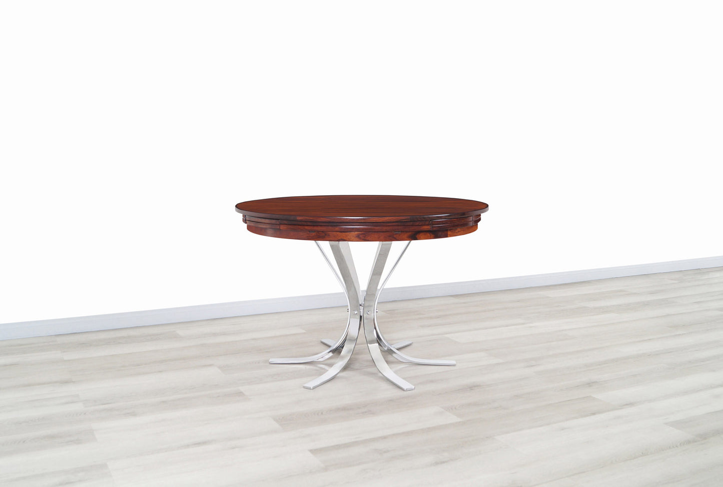 Danish Modern Rosewood Expanding Dining Table by Dyrlund