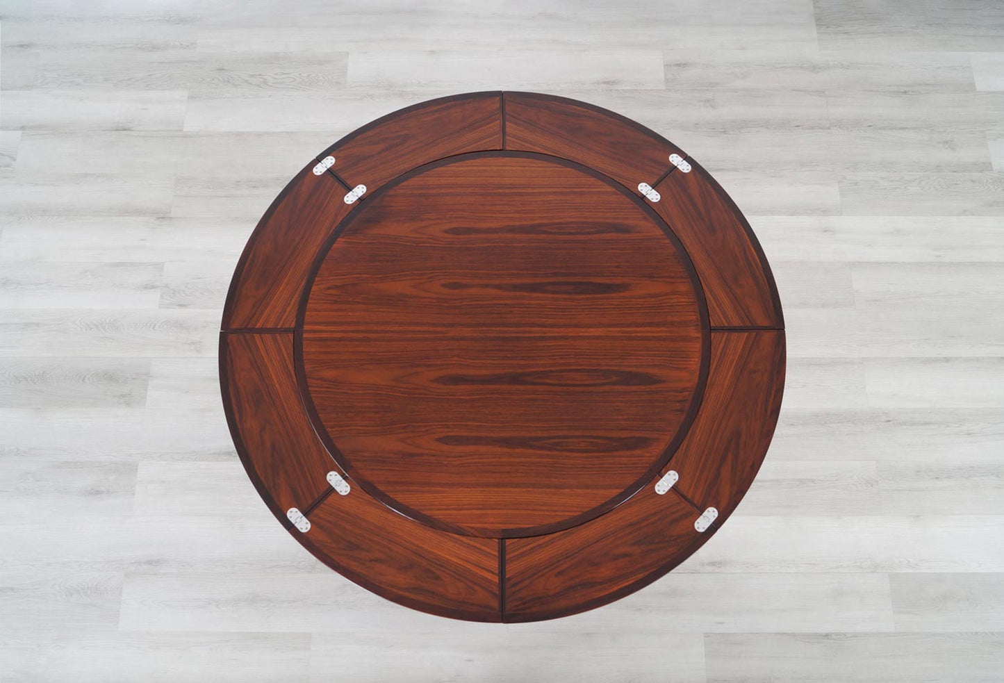 Danish Modern Rosewood Expanding Dining Table by Dyrlund