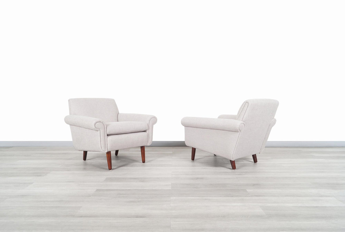 Mid-Century Modern Rosewood Lounge Chairs