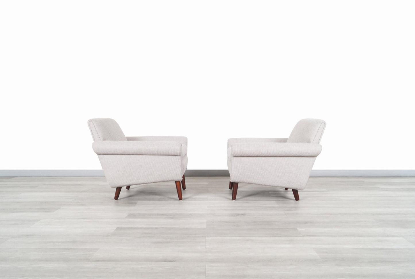 Danish Modern Rosewood Lounge Chairs