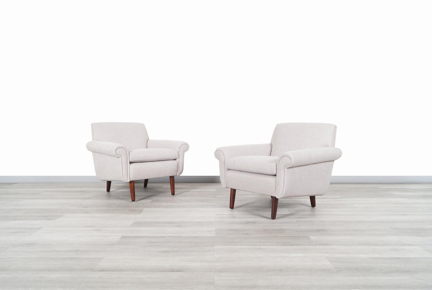 Mid-Century Modern Rosewood Lounge Chairs