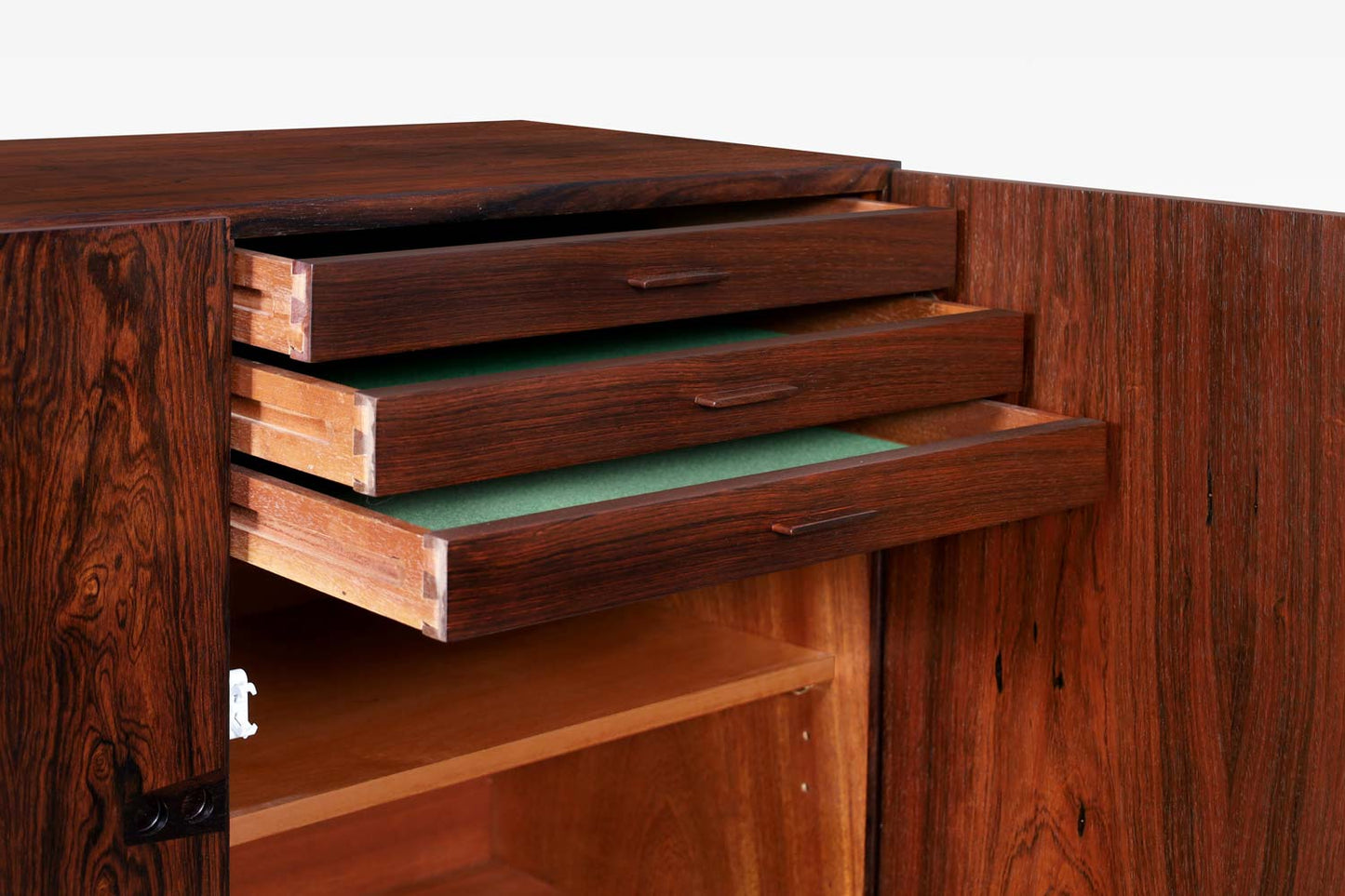 Danish Modern Rosewood Sideboard Attributed to Ib Kofod Larsen