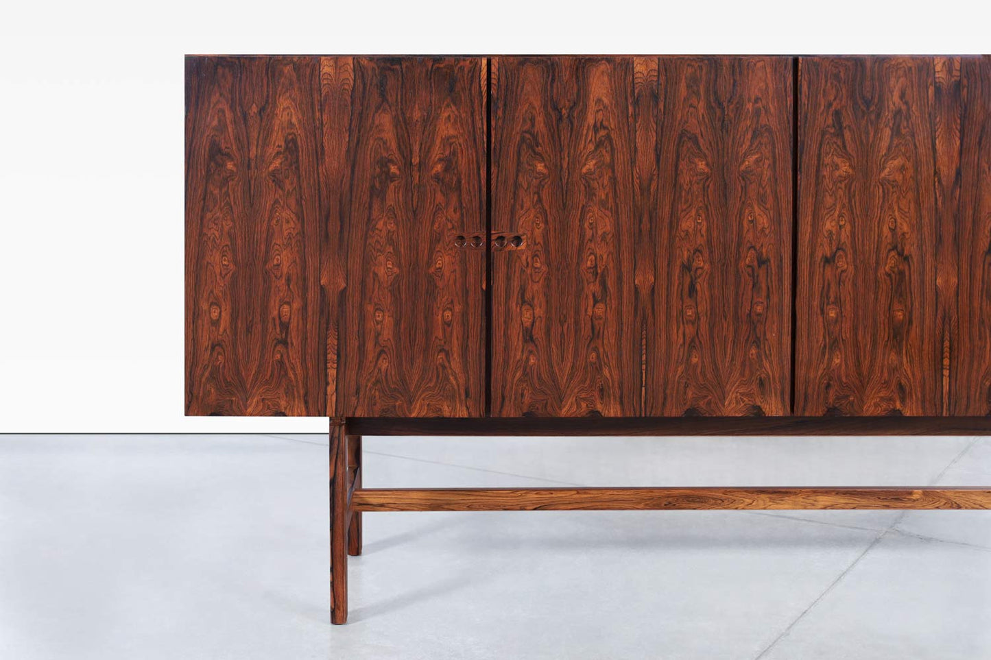 Danish Modern Rosewood Sideboard Attributed to Ib Kofod Larsen