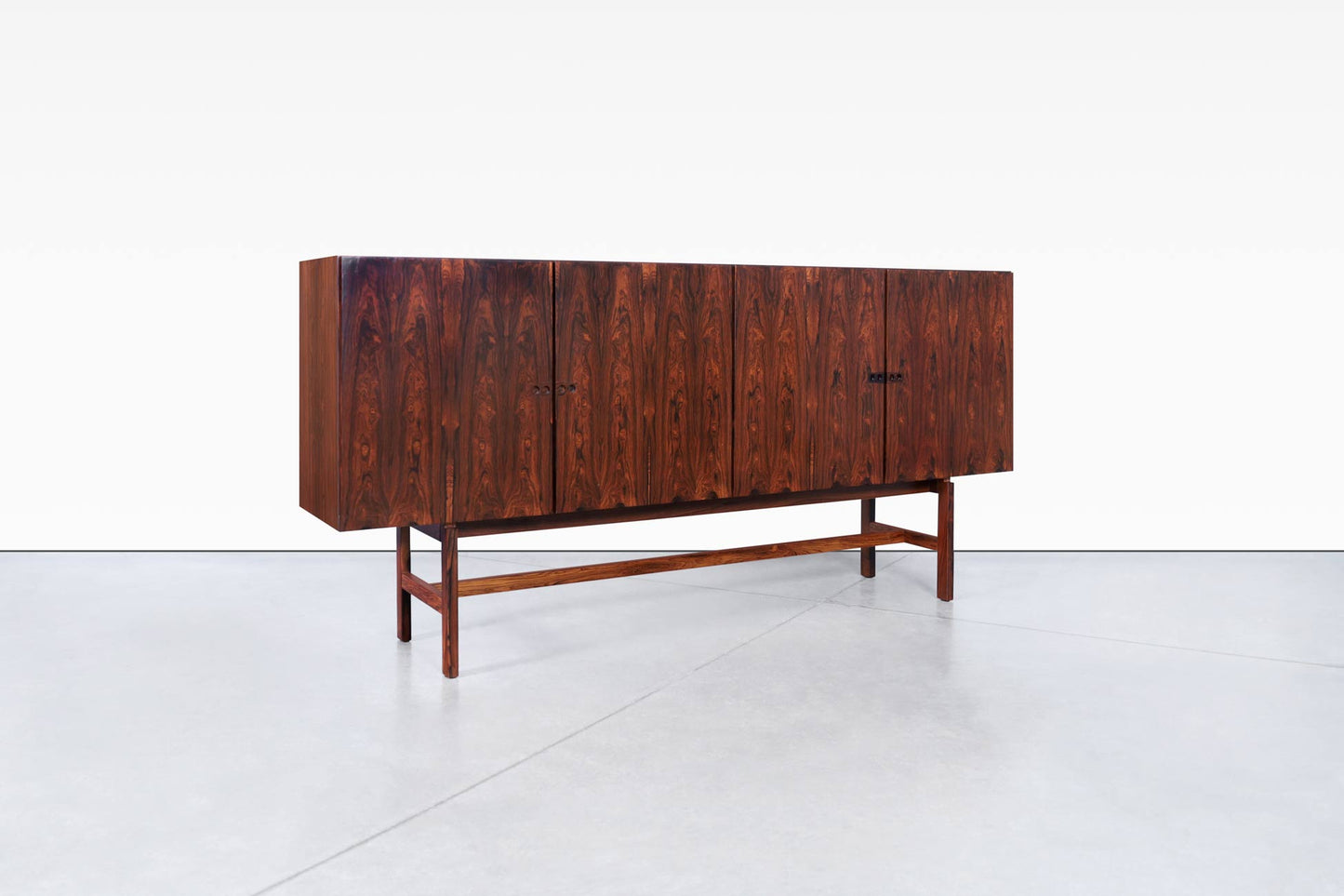 Danish Modern Rosewood Sideboard Attributed to Ib Kofod Larsen