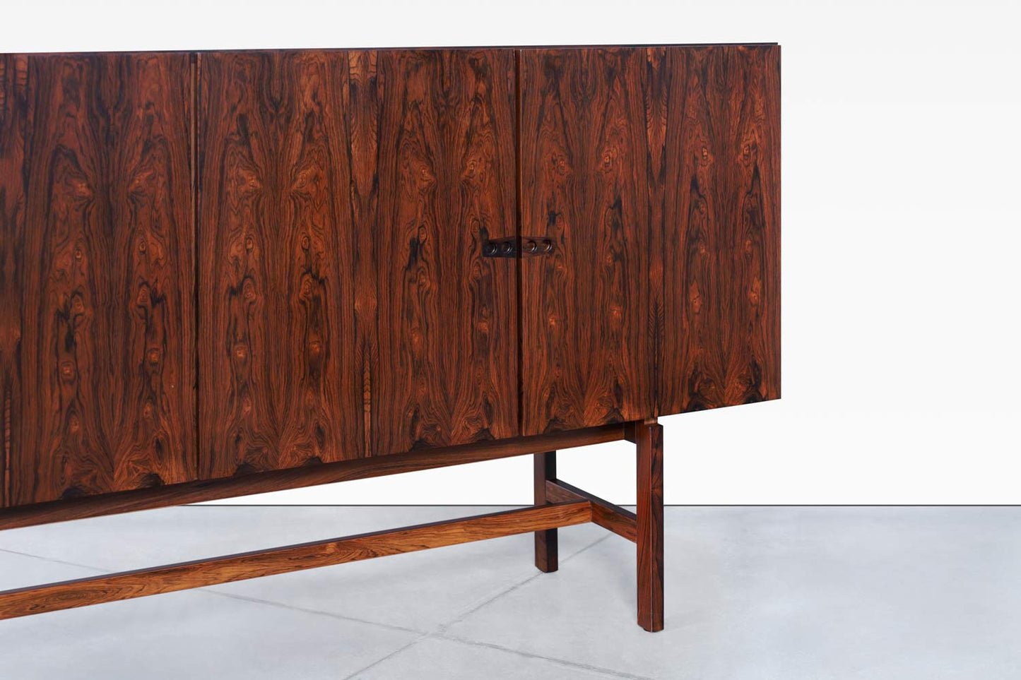 Danish Modern Rosewood Sideboard Attributed to Ib Kofod Larsen