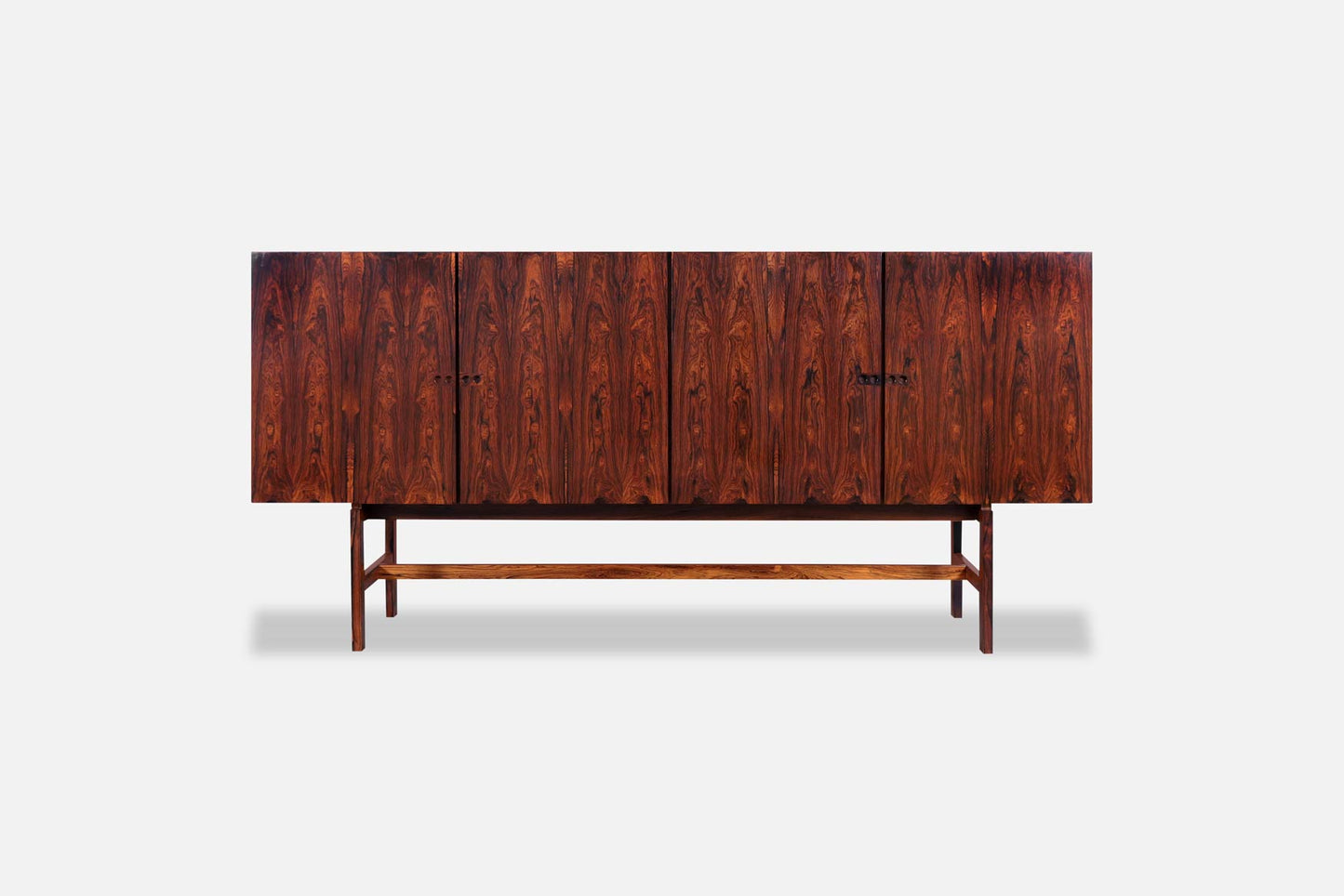 Danish Modern Rosewood Sideboard Attributed to Ib Kofod Larsen