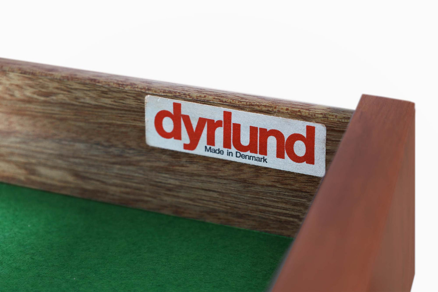 Danish Modern Rosewood Tambour Door Credenza by Dyrlund