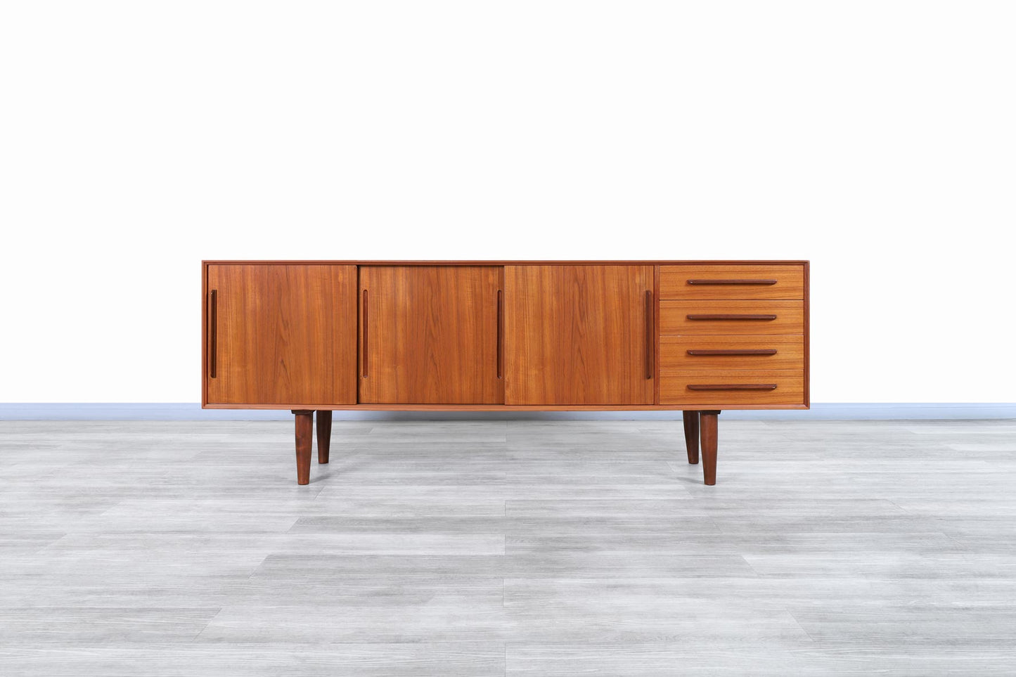 Danish Modern Teak Credenza