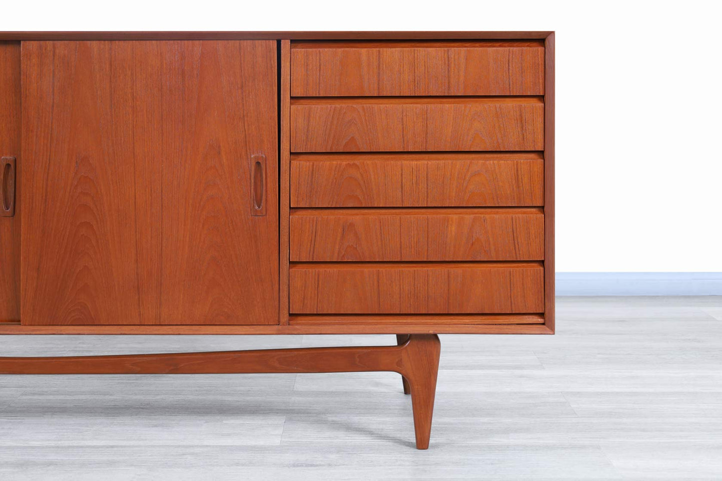 Danish Modern Teak Credenza