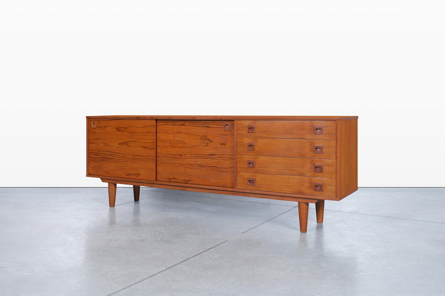 Danish Modern Teak Credenza