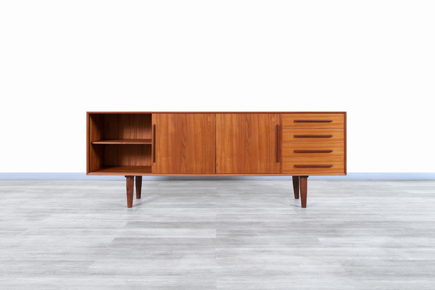 Danish Modern Teak Credenza
