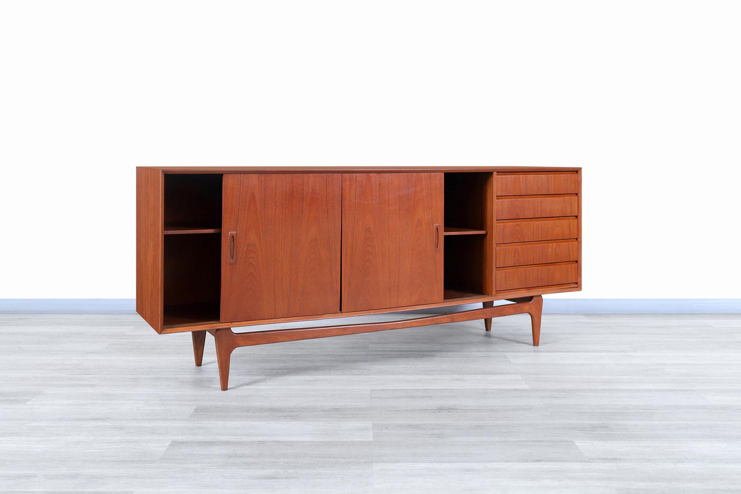 Danish Modern Teak Credenza