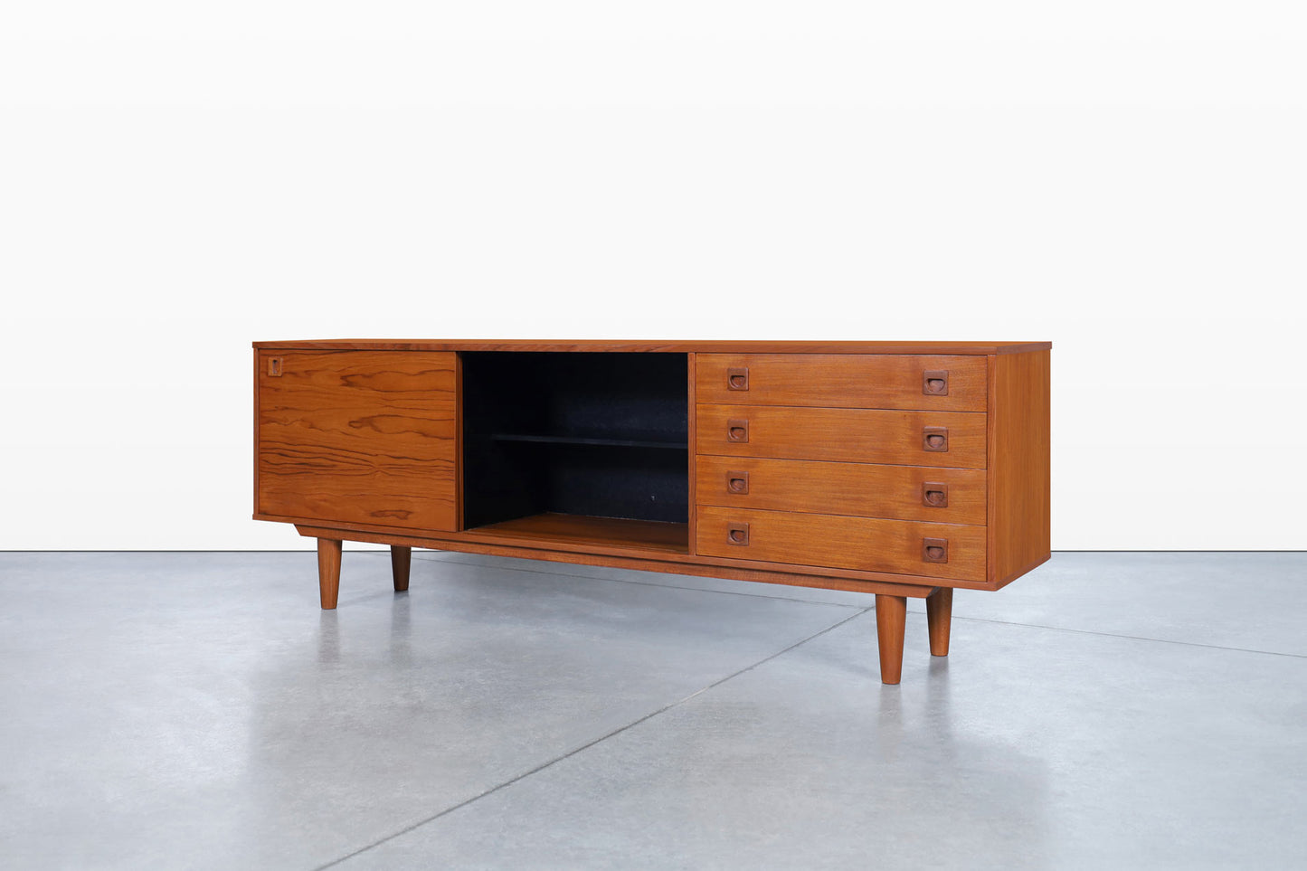 Danish Modern Teak Credenza