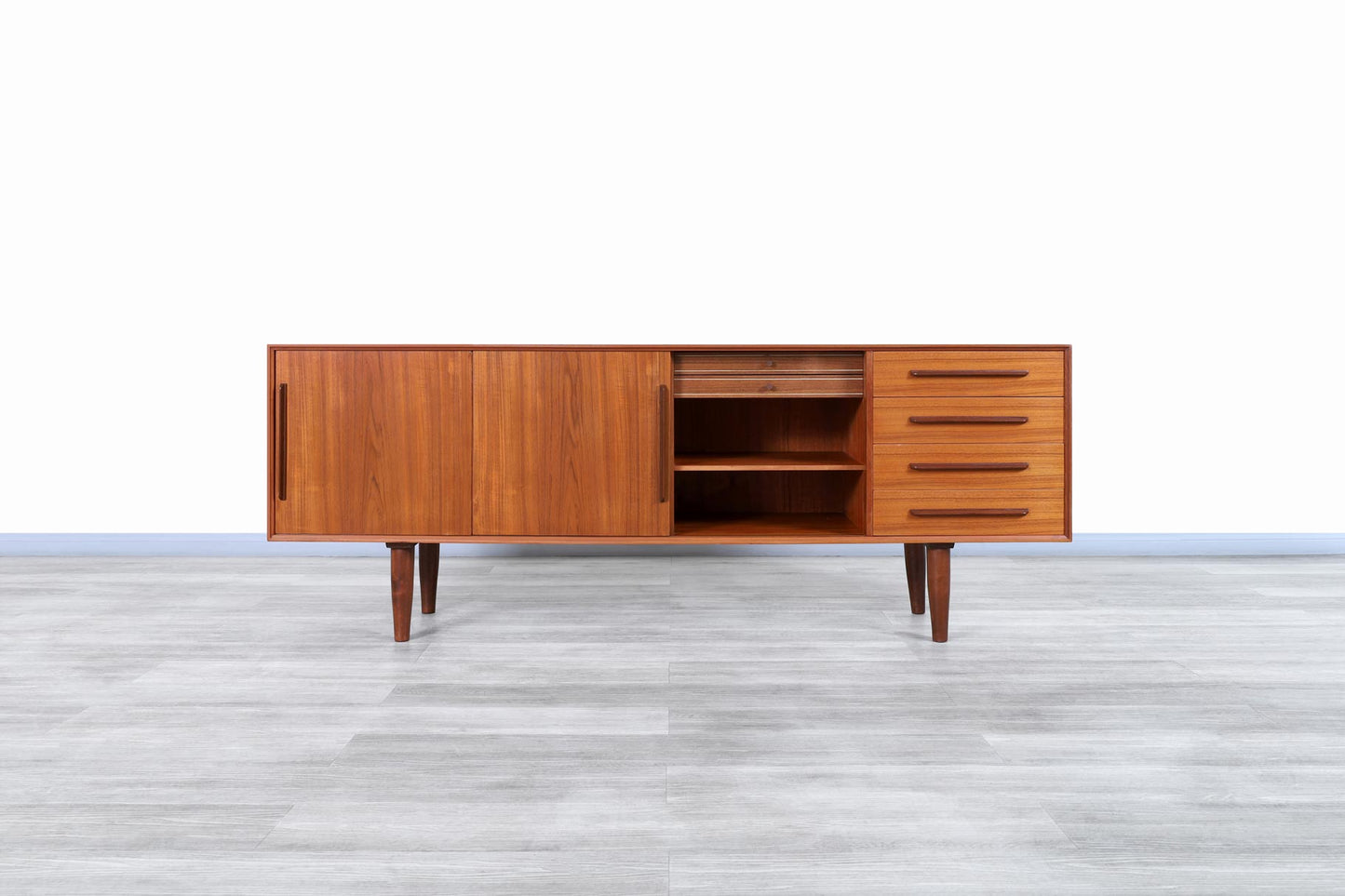Danish Modern Teak Credenza