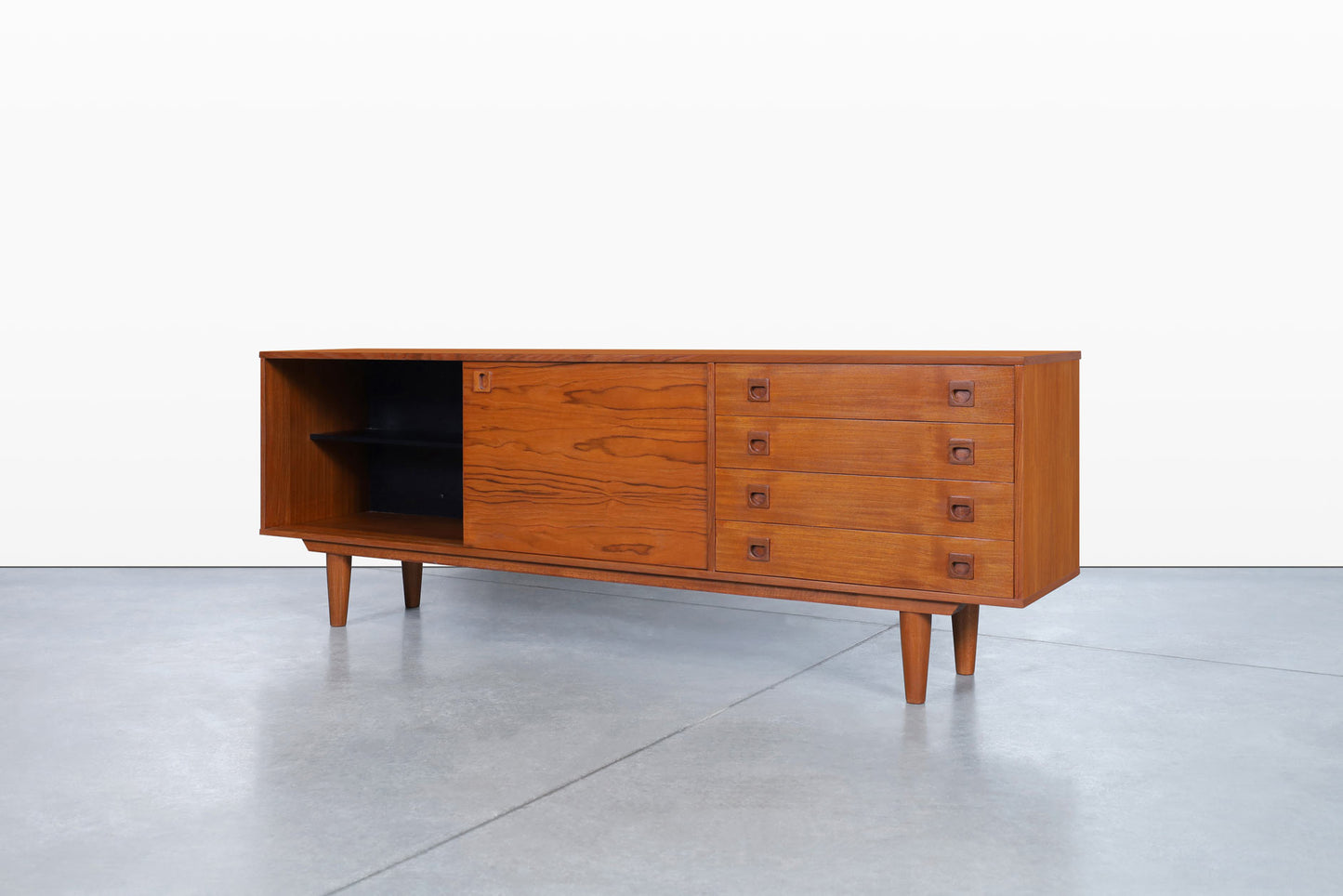 Danish Modern Teak Credenza