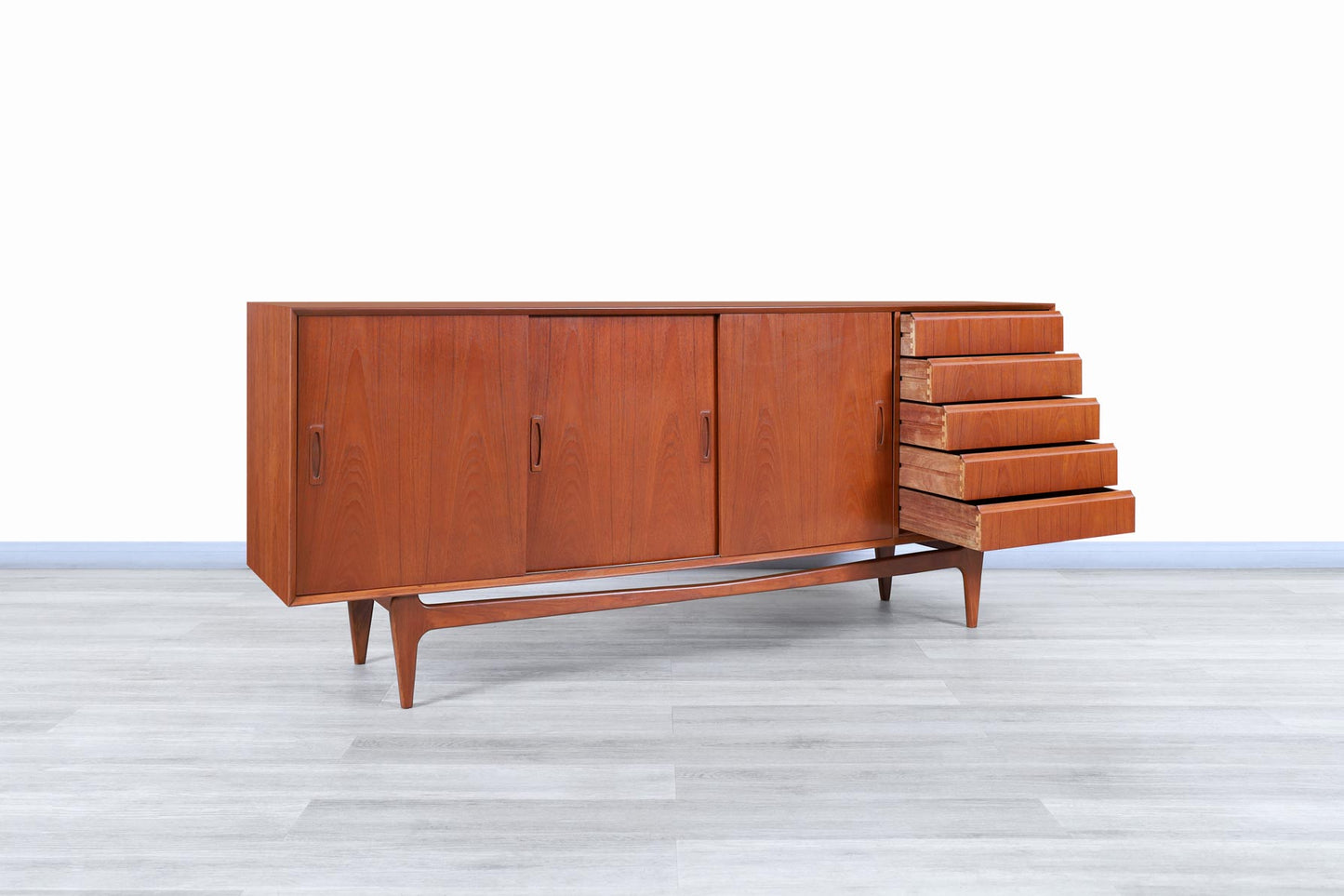 Danish Modern Teak Credenza