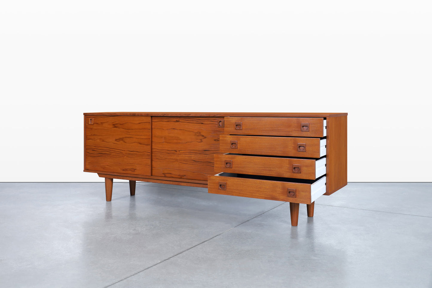 Danish Modern Teak Credenza