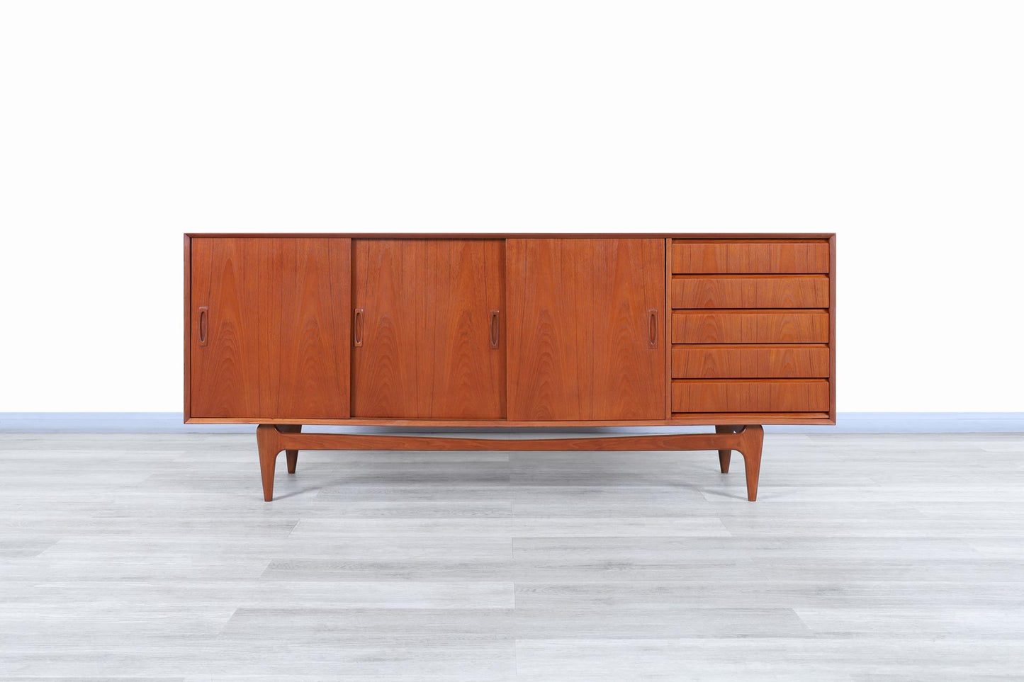 Danish Modern Teak Credenza