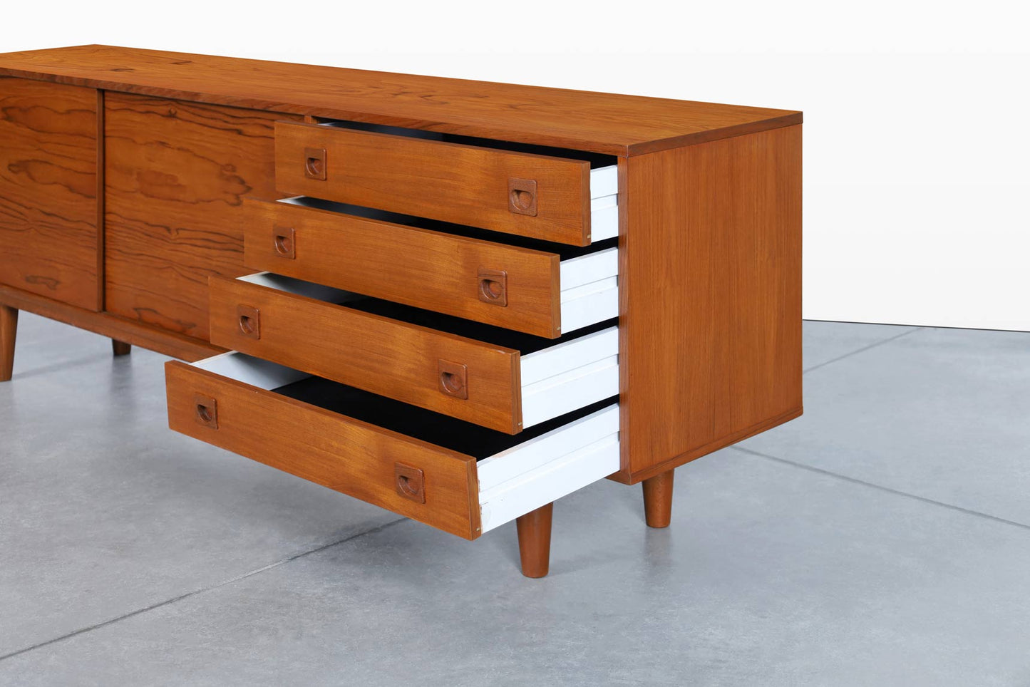 Danish Modern Teak Credenza