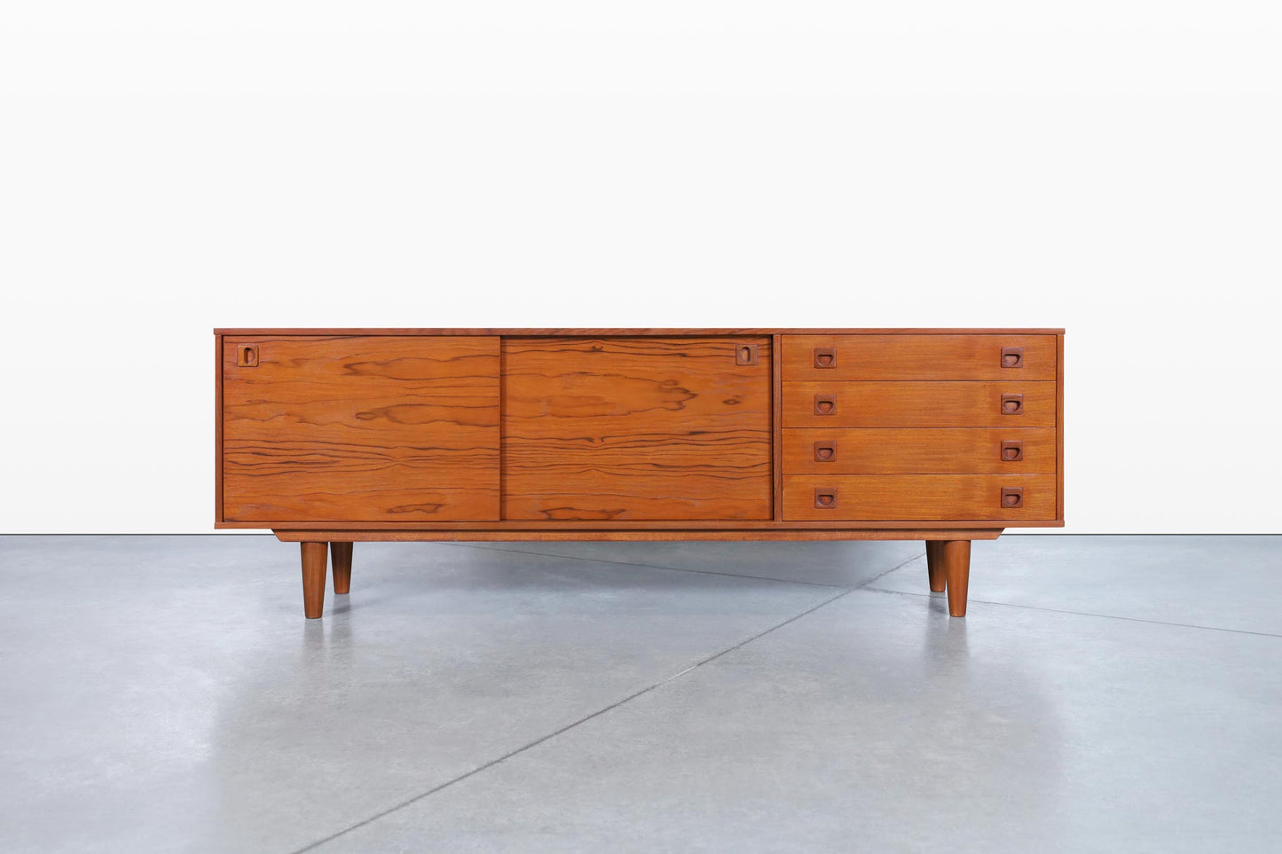 Danish Modern Teak Credenza