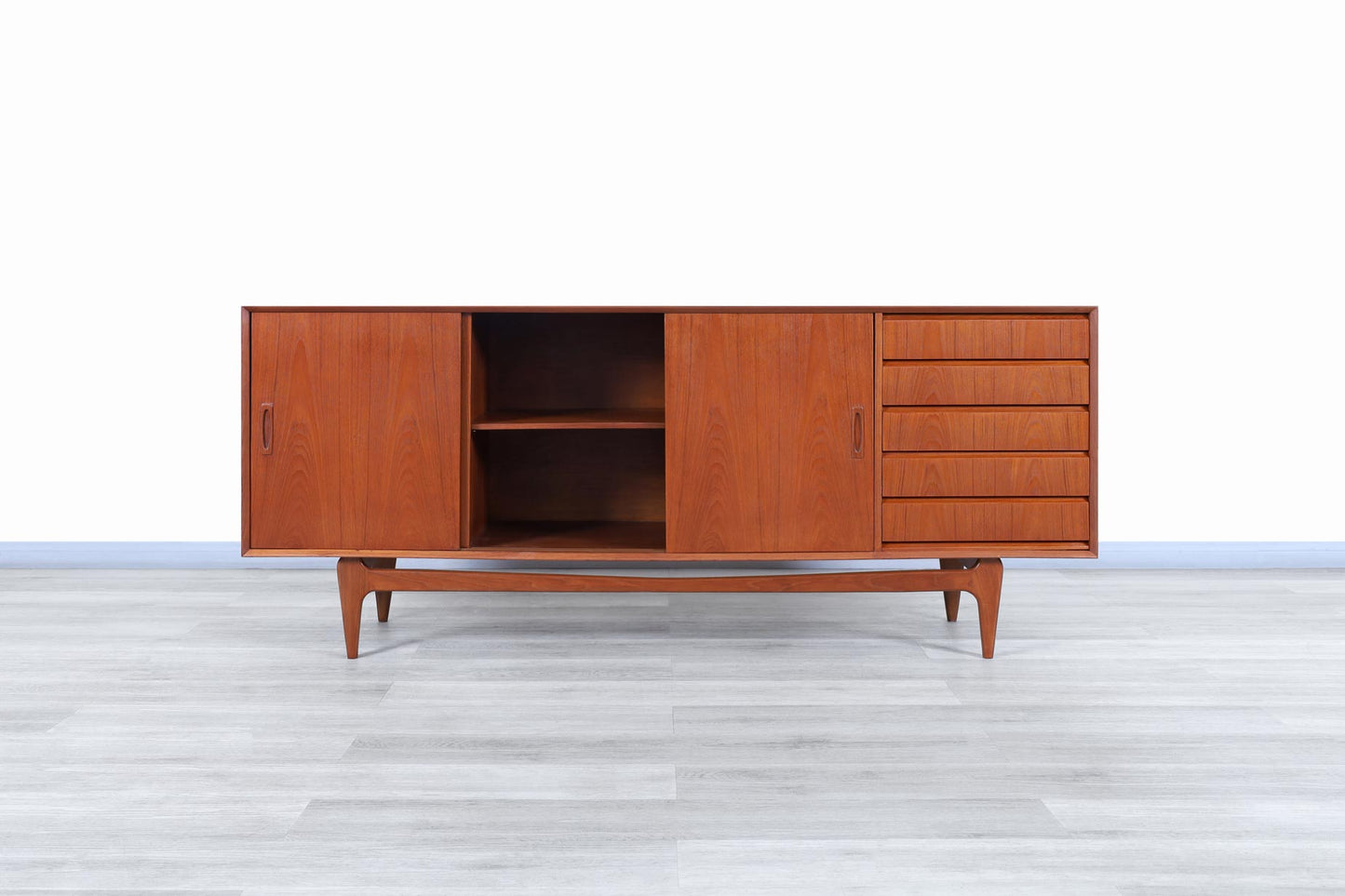 Danish Modern Teak Credenza