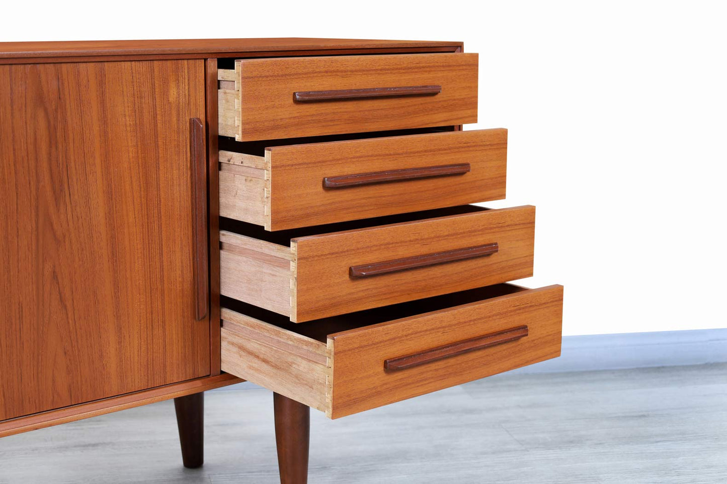 Danish Modern Teak Credenza