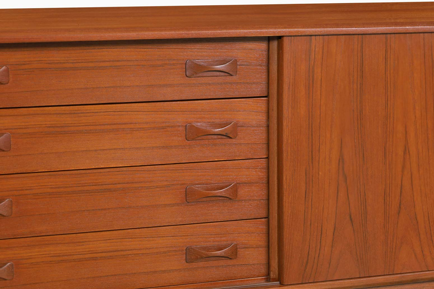 Danish Modern Teak Credenza by Clausen and Son