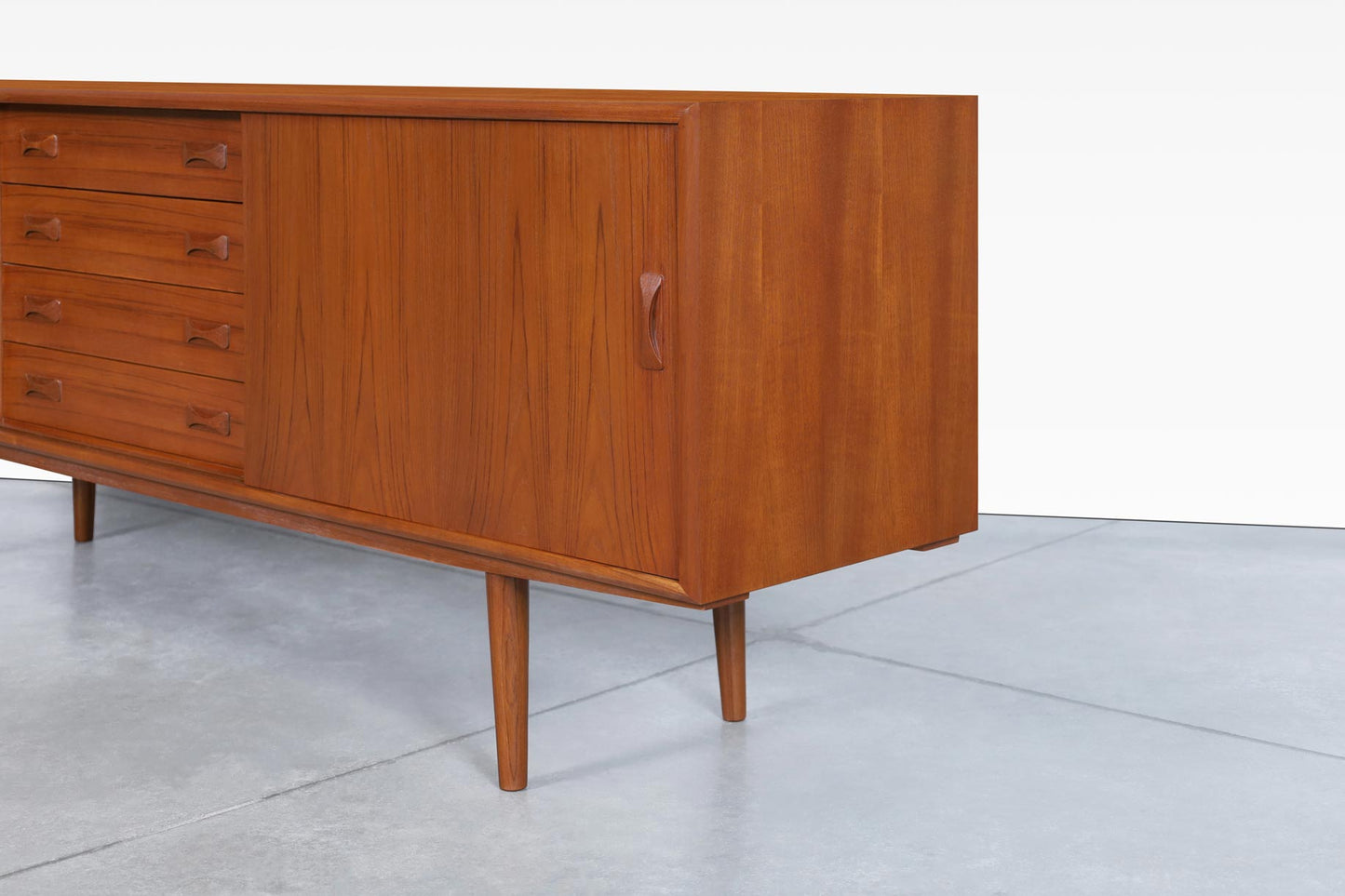 Danish Modern Teak Credenza by Clausen and Son