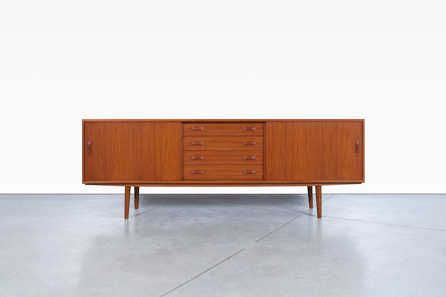 Danish Modern Teak Credenza by Clausen and Son