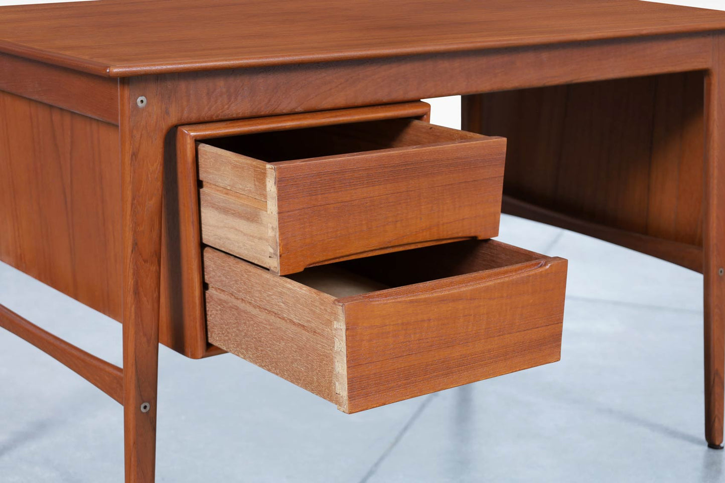 Danish Modern Teak Desk with Drop-Leaf by Aksel Boll Jensen