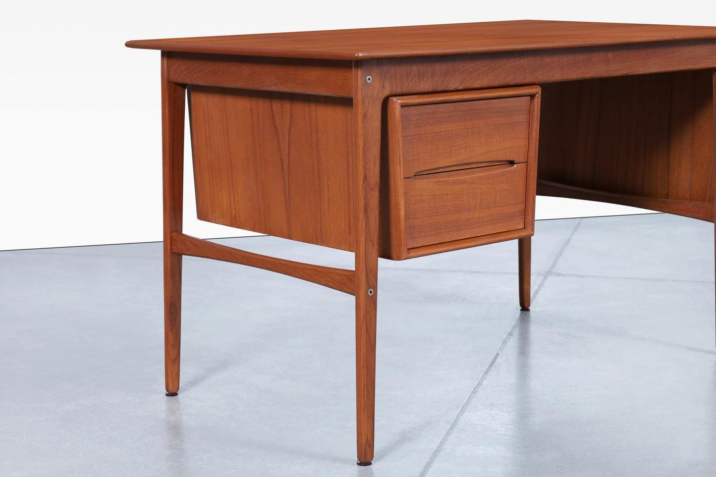 Danish Modern Teak Desk with Drop-Leaf by Aksel Boll Jensen
