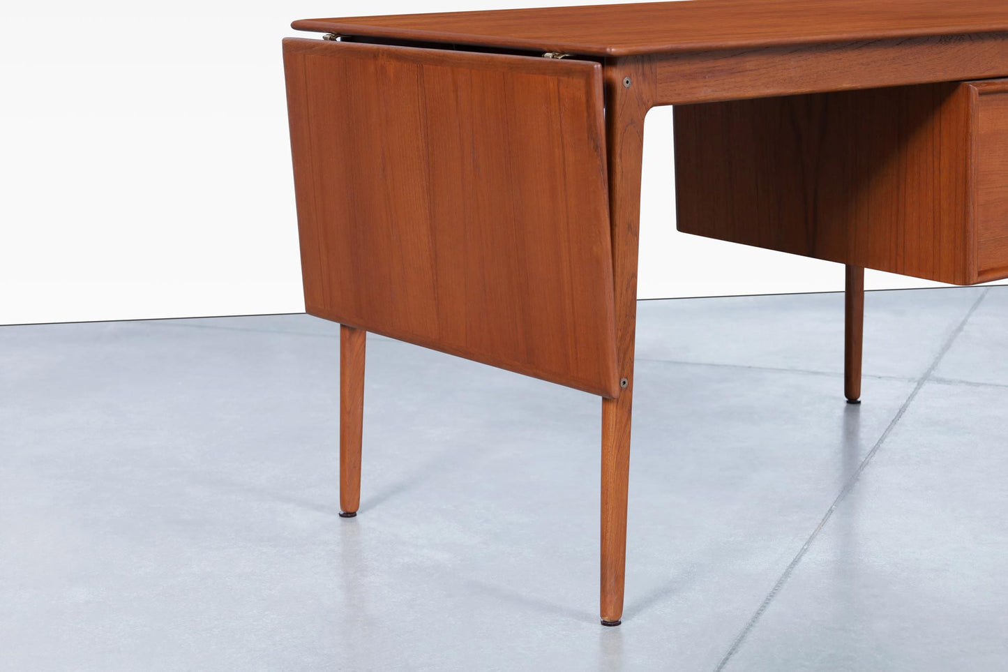 Danish Modern Teak Desk with Drop-Leaf by Aksel Boll Jensen