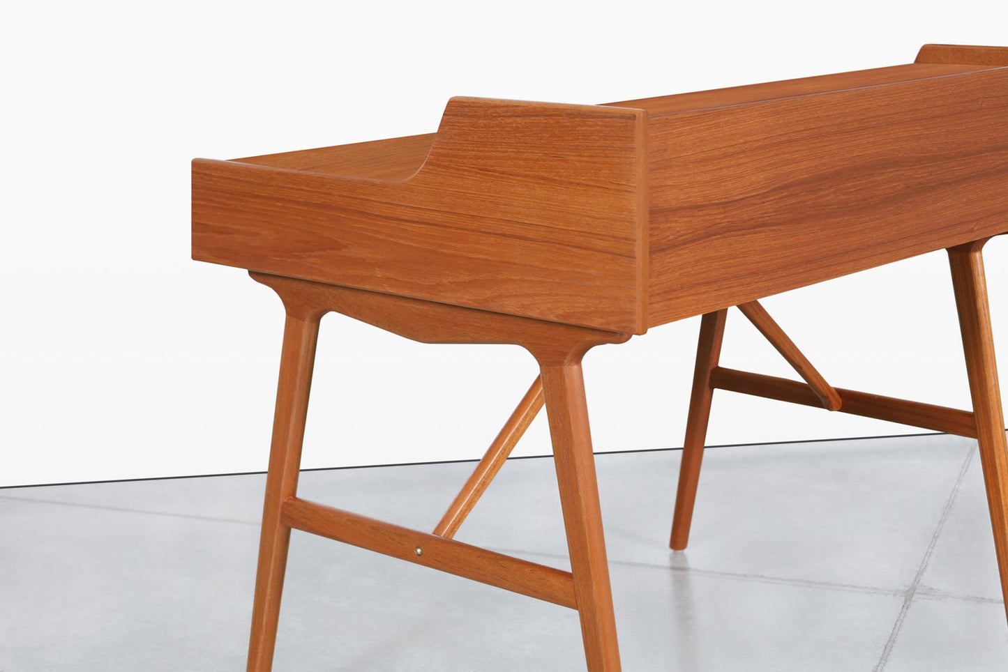 Danish Modern Teak Desk/Vanity by Arne Wahl Iversen